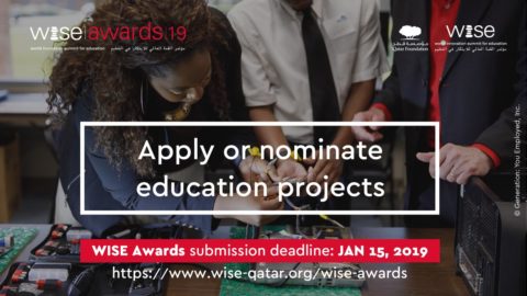 WISE Awards Program for Education Projects 2020 ( 20,000 USD Prize)