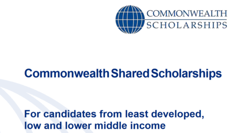 Fully-funded Commonwealth Shared Scholarships 2020