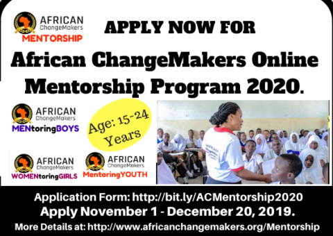 African ChangeMakers Online Mentorship Program for Young leaders 2020