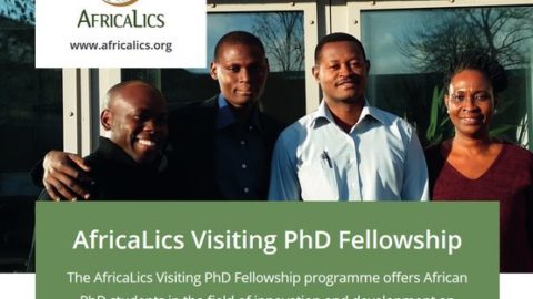 Fully funded AfricaLics Visiting PhD Fellowship Programme for Africans 2020