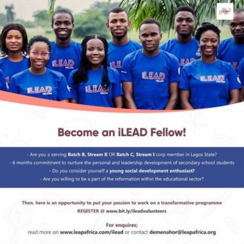 LEAP Africa iLEAD Fellowship Programme 2019