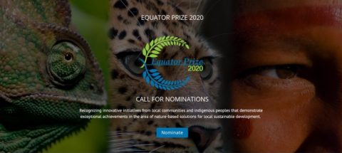 USD10,000 Equator Prize for Community-based Initiatives  2020