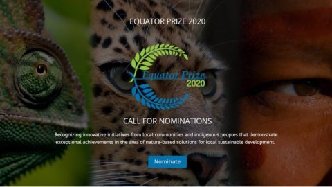 USD10,000 Equator Prize for Community-based Initiatives  2020