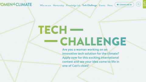 C40 Women4Climate Tech Challenge 2020 ($40,000 fund)