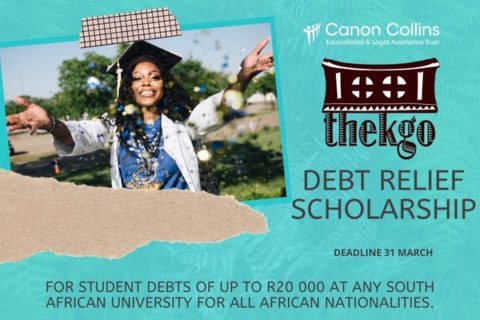 Canon Collins Thekgo Debt Relief Scholarship 2020