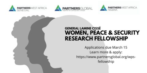 General Lamine Cissé Women, Peace and Security Research Fellowship 2020 (USD $3000)