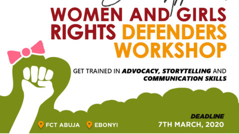 Women and Girls Rights defenders Workshop 2020
