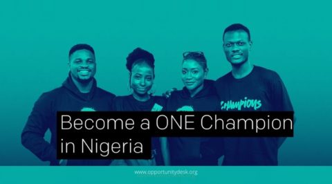 ONE Champions Program for Nigerians 2020