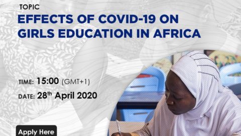 YouthhubAfrica Webinar Series: Effects of COVID19 on Girls Education In Africa