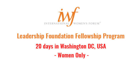 International Women’s Forum (IWF) Leadership Foundation’s Fellows Program 2020