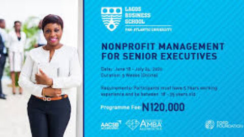 Lagos Business School (LBS) Training for Non-profits 2020