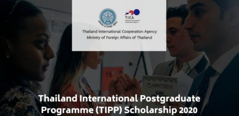 Thailand International Postgraduate Programme (TIPP) Scholarships 2020.