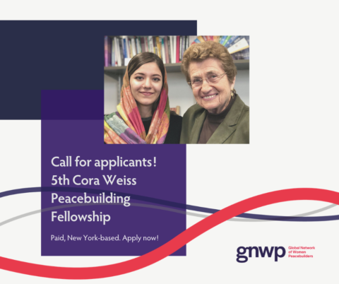 Cora Weiss Fellowship for Young Women Peacebuilders