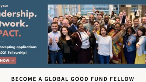Global Good Fund Fellowships for Young Social Entrepreneurs