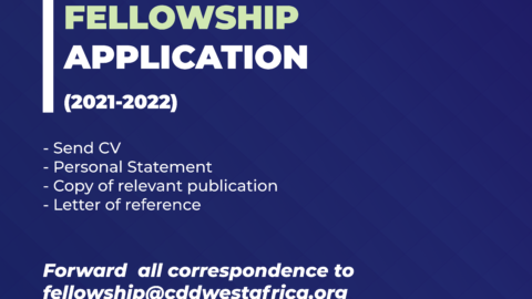 Centre for Democracy and Development Fellowship 2020 (Stipend available)
