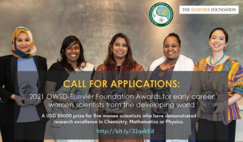 OWSD – Elsevier Foundation Awards for Women Scientists 2021