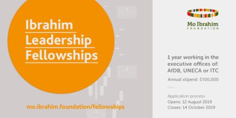 Mo Ibrahim Leadership Fellowships 2021 (Annual stipend of $100,000)