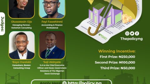 The Policy competition for Nigerian Students 2020 (N400,000 Prize)