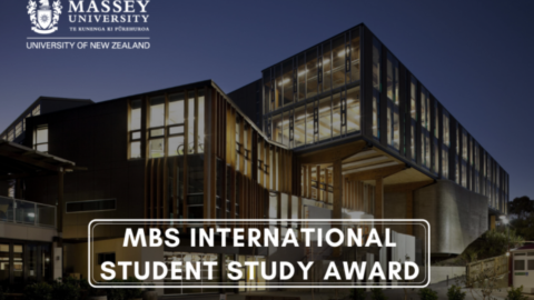MBS International Student Study Award At Massey University, New Zealand 2020