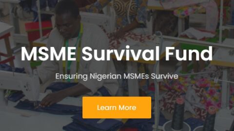 Apply for Federal Government N75Bn MSME Survival Fund for Small business & Self-employed