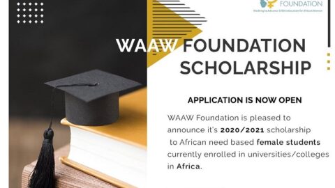 WAAW Foundation Scholarships 2020/2021