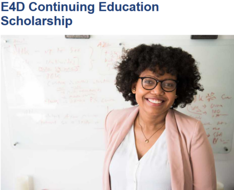 The Engineering for Development (E4D) Continuing Education Scholarship 2021 (Fully funded)