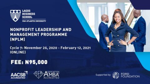 Lagos Business School (LBS) Nonprofit Leadership and Management Certificate Programme 2020 (Scholarship Available)
