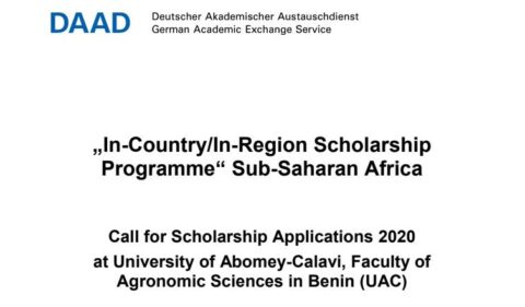DAAD In-country Scholarship Programme 2020 (Fully funded)