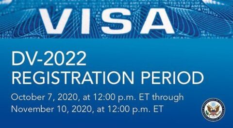 USA State Department Electronic Diversity Immigrant Visa Program (DV-2022)