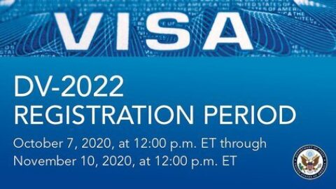 USA State Department Electronic Diversity Immigrant Visa Program (DV-2022)