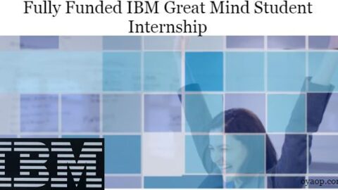 Fully funded IBM Great Minds student Internships 2021