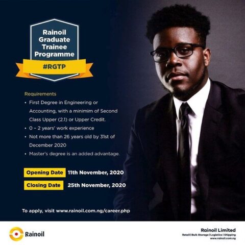 RainOil Graduate Trainee Programme.