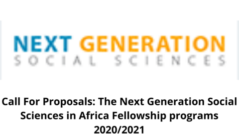 Next-Generation Social Sciences In Africa.