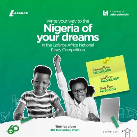 Lafarge Africa National Essay Competition 2021 (N3million)