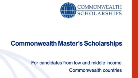 Commonwealth Masters Scholarships for Low-income Countries 2021 (Fully funded)