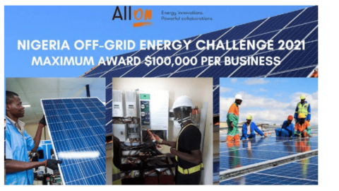 USADF-All on Nigeria Off-Grid Energy Challenge 2021 ($100,000 Grant)