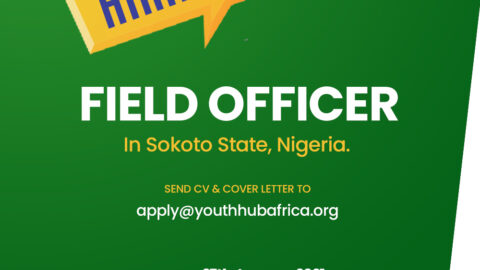 We Are Hiring: Field Officer in Sokoto State.