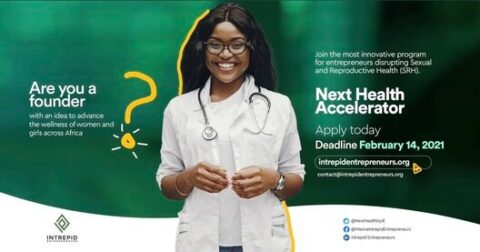 Next Health Accelerator for African Entrepreneurs (USD 15,000 Seed Funding)