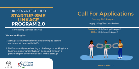 UK-Kenya Tech Hub StartUp- SME Linkage Program 2.0