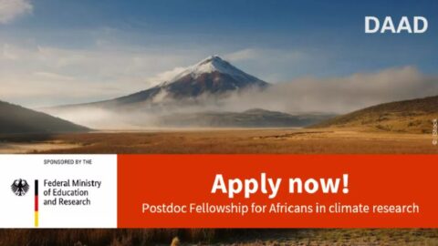 DAAD ClimapAfrica Postdoctoral Fellowship 2021 (EUR 10.000)