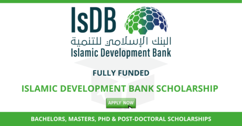IsDB-ISFD Technical Vocational, Education & Training (TVET) Scholarship 2021
