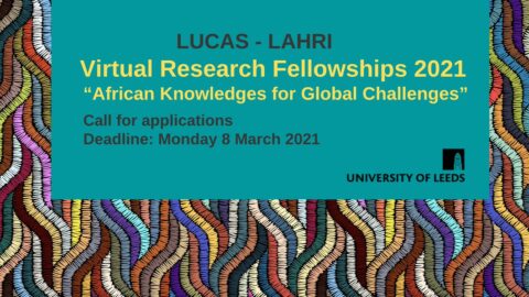 LUCAS-LAHRI Virtual Research Fellowships 2021
