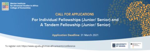 German-African Tandem Fellowships 2021/2022 (Junior/Senior)