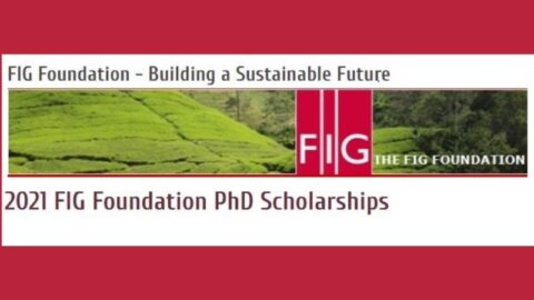 FIG Foundation Ph.D. Scholarships 2021 (3,000 euros grant)