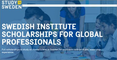 Swedish Institute Scholarships for Global Professionals.