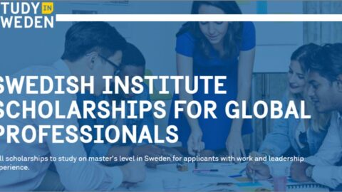 Swedish Institute Scholarships for Global Professionals.