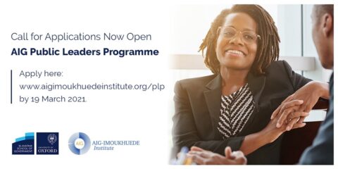 AIG Public Leaders Programme (Funded Training)