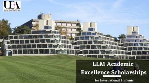 LLM Early Application International Scholarships at University of East Anglia