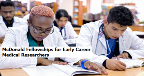 McDonald Fellowship for Early Career Researchers 2021 (£30,000 GBP)