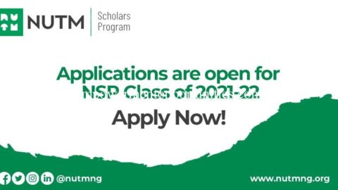 Fully funded NUTM Scholars Program 2021